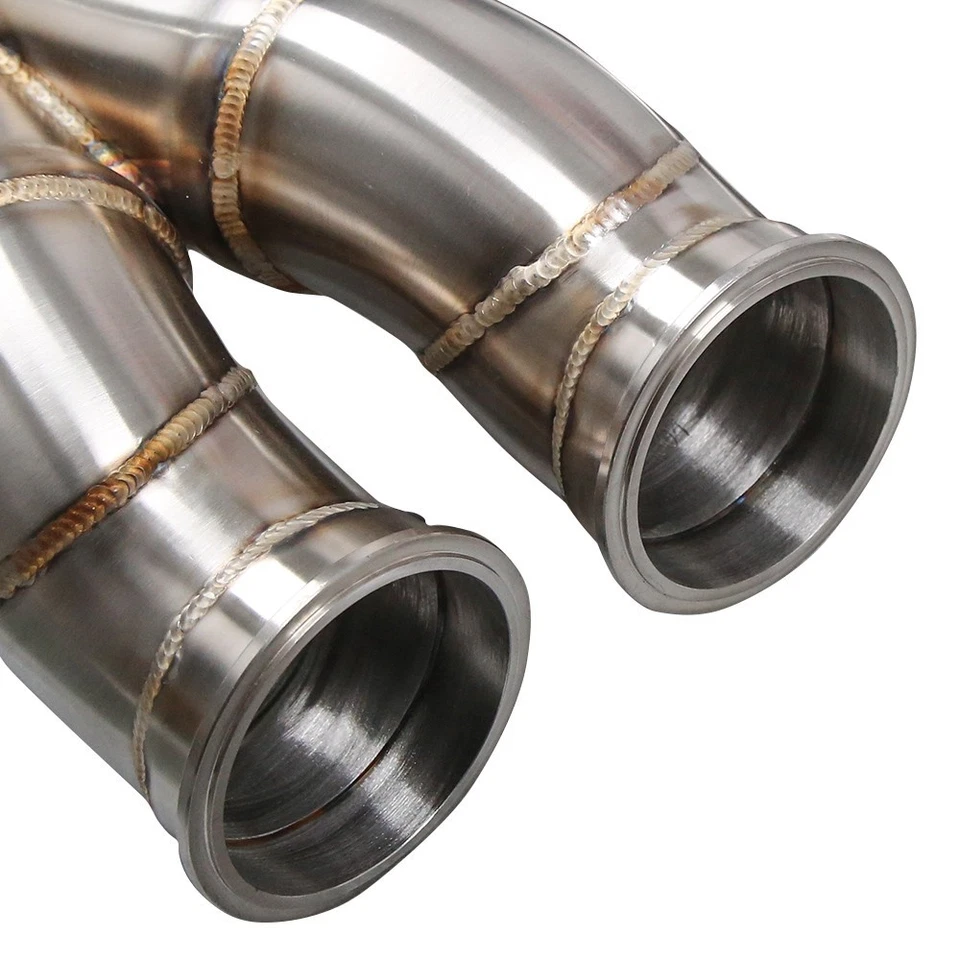 Средние трубы одиночные промежуточные трубы для 2015-2020 BMW M3 M4 F80 F82 F83 нержавеющая сталь - Изображение 4 из 4