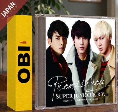 SUPER JUNIOR-K.R.Y. - Promise You (CD+DVD) w/OBI CD Japan Import