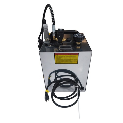 Cortina de hierro eléctrica de vapor industrial 110V 4L acero inoxidable - Imagen 5 de 24