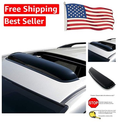 Durable Acrylic Moonroof Visor: Universal 38-Inch Sunroof Rain Guard Protector