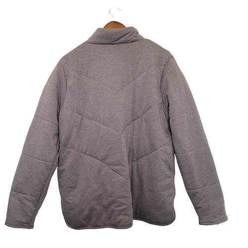 Three Dots Damen Steppjacke Größe XXL grau durchgehender Reißverschluss weich bequem Freizeit - Bild 3 von 6