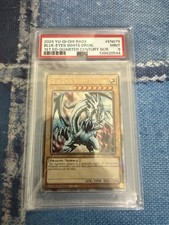 Yu-Gi-Oh! Blue-Eyes White Dragon 2024 RA03-EN079 PSA 9 QCR Quarter Century 1st