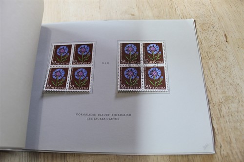 SWITZERLAND PTT PACK 1963 B329-333 BLOCKS OF 4 MINT/ USED CAT 31.60 JUVENTUTE - Picture 4 of 8