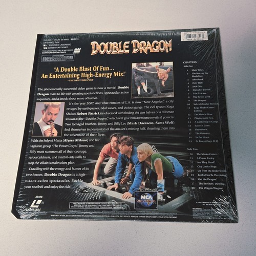 Double Dragon Laserdisc LD Letterbox Edition Alyssa Milano Scott Wolf - Picture 8 of 11