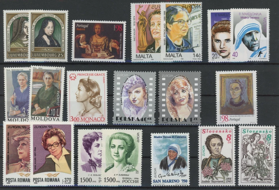 EUROPA CEPT 1996 : Good Lot Very Fine MNH Stamps - See 5 Photos - Image 4 of 4