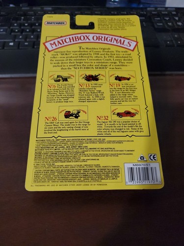 MATCHBOX ORIGINALS LE SERIES II #26 ORANGE CEMENT MIXER .. - Picture 6 of 7