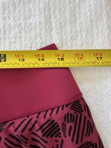 Brooks Infiniti Running Skirt Skort Women's Medium Burgundy Black Tennis Golf - Picture 6 of 7