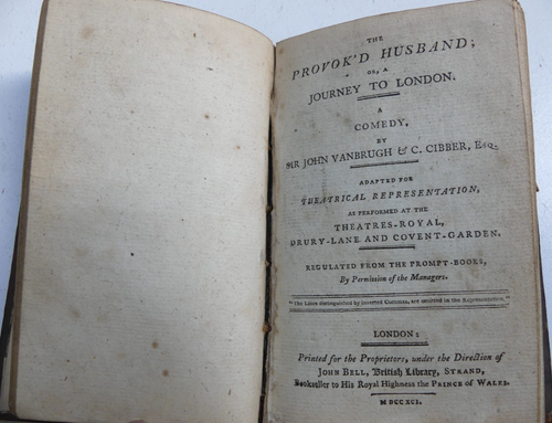 The Wives of The Conferacy 1792 John Vanbrugh & 2 Other 18th Cent Plays London - Picture 8 of 20