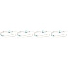  4pcs Telefon Hals Lanyard Perle Charme Langes Hangseil Anti-verlorene