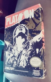 Platoon NES CIB With Poster, Manual, Free Tshirt Mailer & Game In Original Box