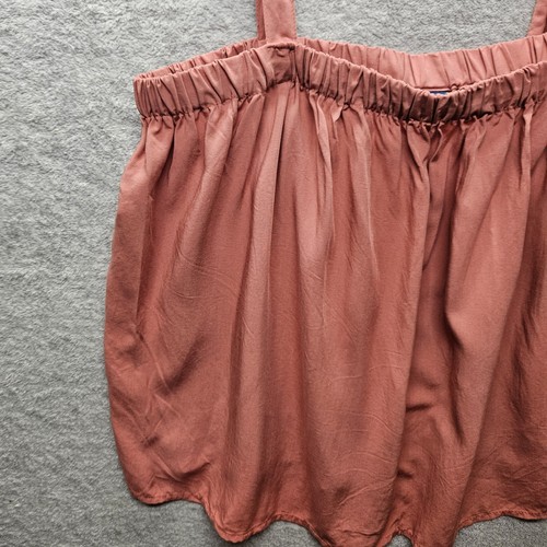Old Navy Women Sz XL Tie-Back Cami Swing Blouse Pink Orange - Picture 3 of 12