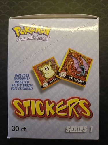 [POKÉMON] Sealed Stickers Series 1 box - Imagen 4 de 5