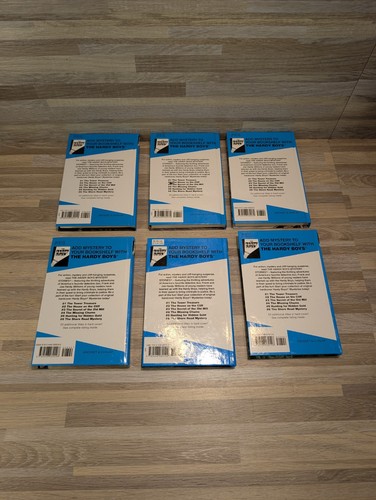 The Hardy Boys Books, 1, 3, 8, 9, 10, 12 Hard Cover Set, Franklin W. Dixon Exc - Imagen 9 de 14