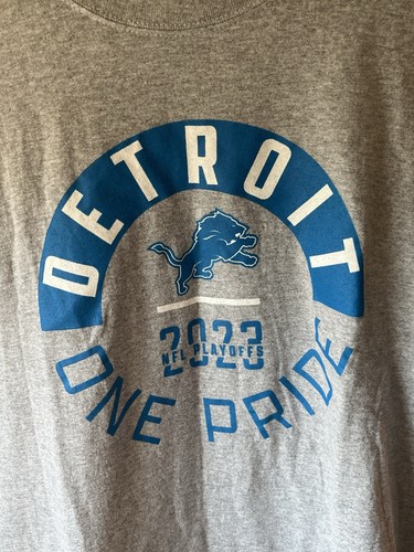 Nike Detroit Lions Men’s XL T-Shirt 2023 NFC North Champs NFL Football Gray - Picture 3 of 4