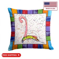 Caroline's Treasures 8435-LPW1414 Beach and Seafood Fabric Decorative Pillow Mac