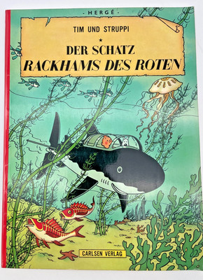 Tim und Struppi ''Der Schatz Rackham des Roten'' Erstausgabe von 1971!