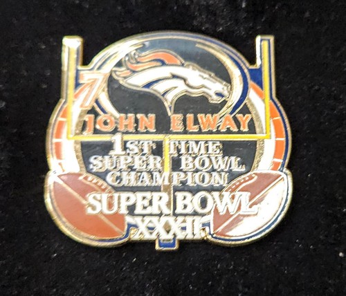 John Elway Salón de la Fama 2004, Super Bowl Peter Davis Edición Limitada Juego de 5 prendedores #132 NFL - Imagen 2 de 8