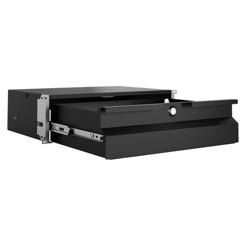 RD19-3U-320B Tiroir à crémaillère 19" 3U, 320 mm, Noir - Photo 4/6