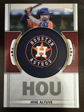 2023 Topps Series 1 - Team Logo Commemorative Patches Jose Altuve #TLP-JA