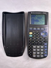 Texas Instruments TI-83 Graphing Calculator with Cover Tested Working