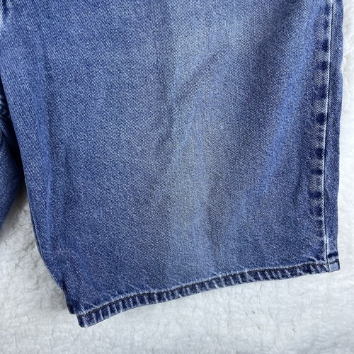 Vtg 90s Tommy Hilfiger Mens Waist 38 Blue Denim Jean Shorts Jorts Baggy Y2K - Imagen 18 de 19