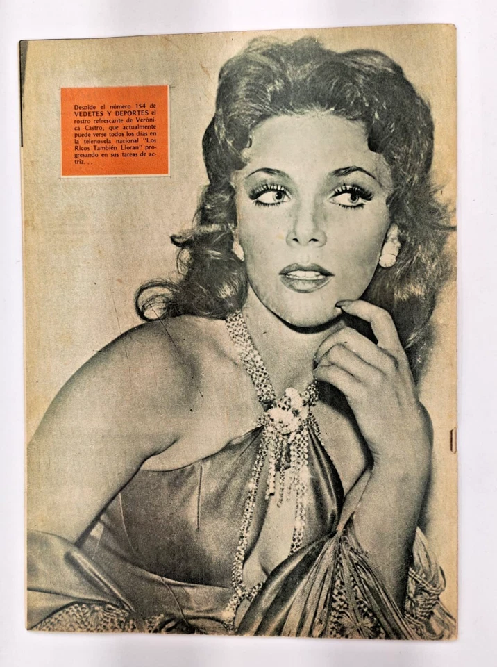VEDETES Y DEPORTES, MEXICAN MAGAZINE No 154 JUL 1979, OLGA BREESKING, +18 ADULT - Image 2 of 4