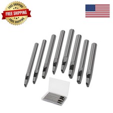 Durable Alloy Steel Leather Punch Tool Set   2mm-5mm Sizes with Storage