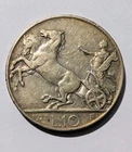 Photo of a Italy 10 Lire Silver (1926-1936) coin from an eBay sale