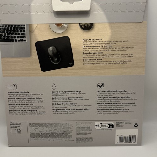 Logitech Mouse Pad - Studio Series, Computer Mouse Mat with Anti-slip Rubber Bas - Picture 2 of 4