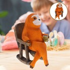 Garden Rocking Chair Sloth Statue Garden Resin Sloth Ornament Resin Ornament