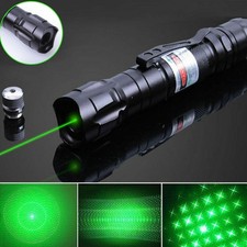 Green Laser Pointer Star Visible Beam Light Rechargeable Lazer Pen