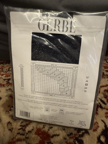 Gerbe gemusterte Glänzende Feinstrumpfhose Glitzer II Purple/Or Diva Tights - Bild 3 von 3