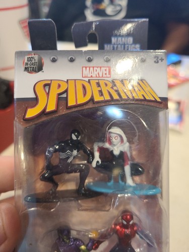 NUEVO - Marvel Spider Man Lagarto Jada Juguetes Nano Figuras de Metal Die-Cast Paquete de 5 Figuras - Imagen 2 de 7