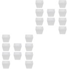 20 PCs DIY Blumenpots Schaummatte Quadratform Blumenpot Pad Foam Blumenpotkissen