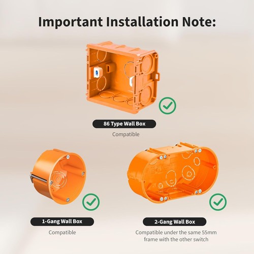 Aqara Lichtschalter H2 EU Smarter Wandschalter - Bild 3 von 5