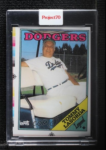 2021 Topps Project 70 Online Exclusive /1554 Tommy Lasorda by Bobby Hundreds HOF