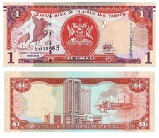 TRINIDAD & TOBAGO 1 DOLLAR 2006 s/n MG057231 UNCIRCULATED