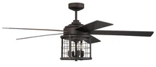 Craftmade NIC565 Nicolas 56" 5 Blade Ceiling Fan - Brown