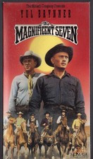 The Magnificent Seven VHS 1991 New Sealed Yul Brynner Steve McQueen Eli Wallach