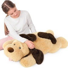 Giant Dog Stuffed Animals, 31inch Large Dog Plush, Fluffy Soft Big Puppy Pill...