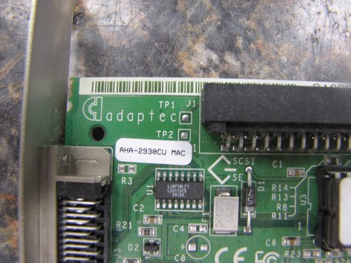Vintage Adaptec PCI SCSI Controller Adapter AHA-2930CU 50 pin APPLE MAC- HU17 - Picture 2 of 7