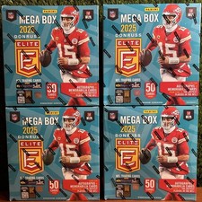 Las Vegas Raiders 2025 Elite Football 4 Mega Box Break