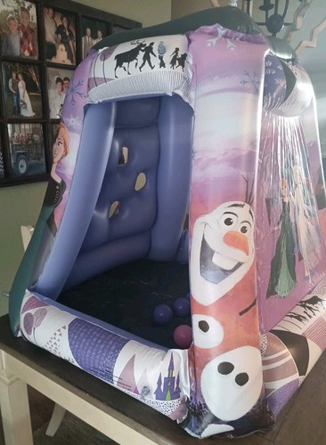 Disney Frozen Inflatable Ball Pit True to Myself Playland w/ Balls OPEN BOX - Picture 2 of 19