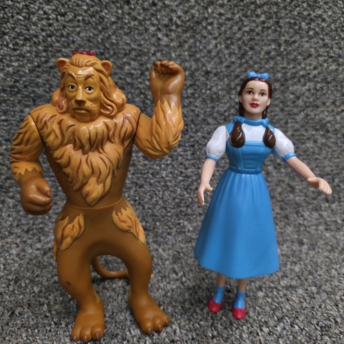 Vintage Wizard of Oz Figures Lot 1995 Turner Dorothy Lion Tin man Scarecrow - Picture 5 of 20