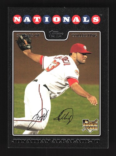 Jonathan Albaladejo Washington Nationals Topps 2008 Black #103 SN /57 - Picture 1 of 2