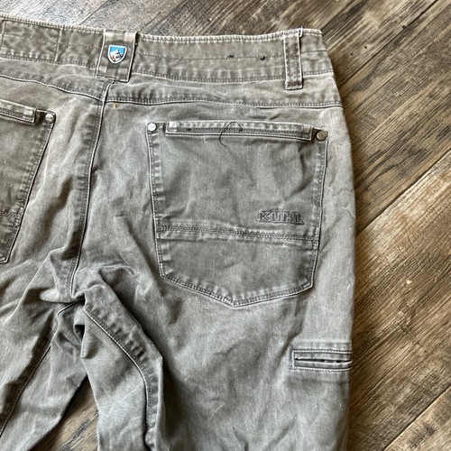Kuhl Pants 36x32 Vintage Patina Dye Ryder Hiking Light Olive Green Rydr Hiking - Bild 5 von 5