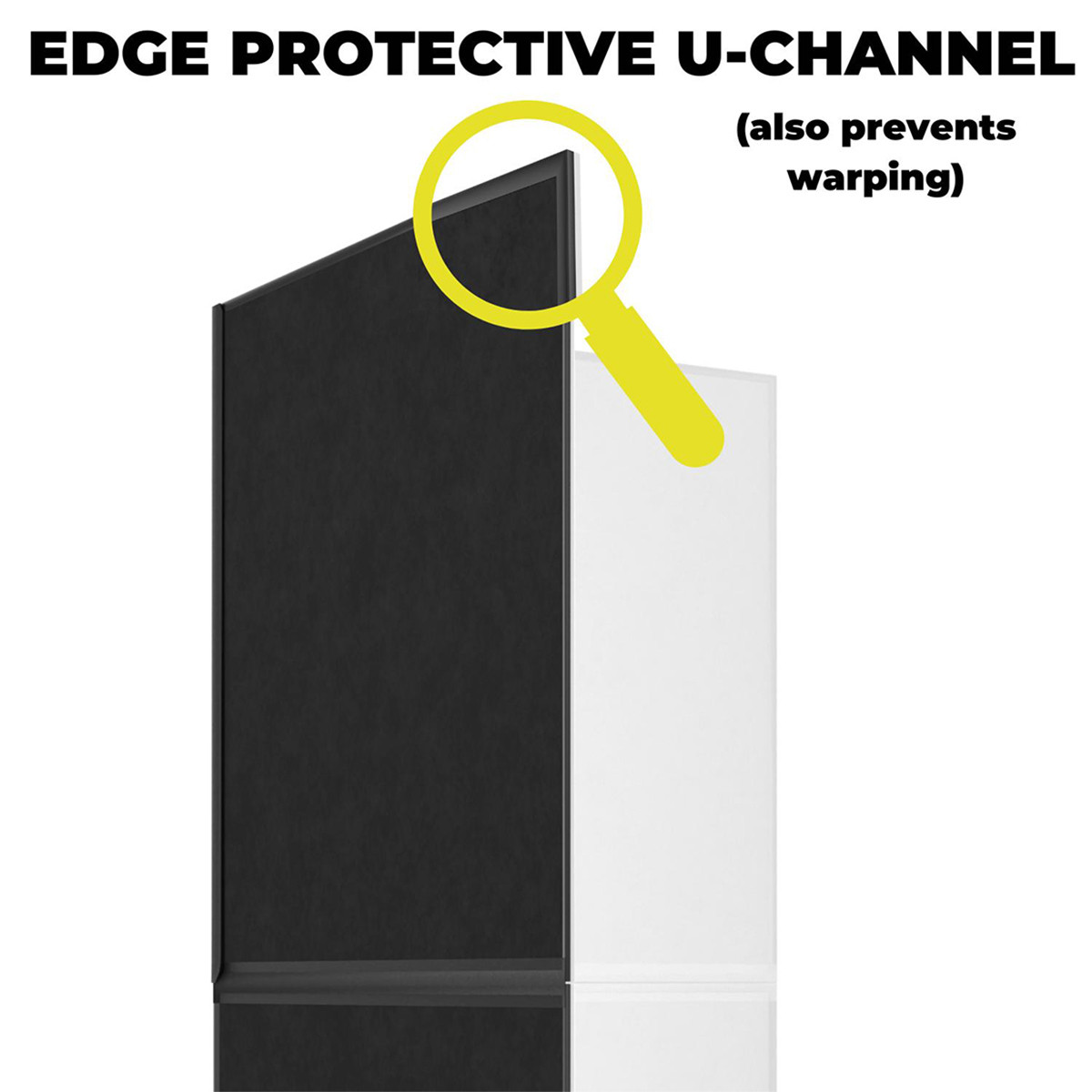 V-FLAT WORLD Foldable V-Flat 2.0, Black/White, 2-Pack #00120 K2