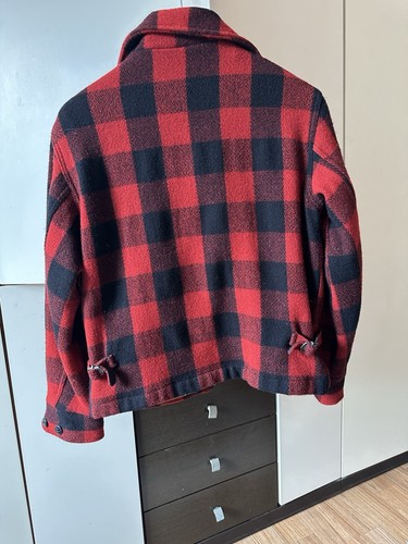 Woolrich Vintage Buffalo Plaid Mackinaw Jacket Size Mens S - Picture 6 of 7