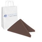 10 pcs 20"x20" inch Polyester Cloth Napkin - Brown - Wedding Linen ba