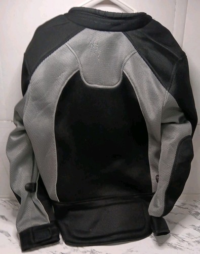 XElement Men Motorcycle Jacket XL Black Gray Mesh Guardian X-Armor Protection - Picture 9 of 14